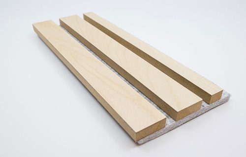 Gustafs Lamellow acoustic panel Barcode Birch wood veneer