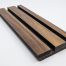 Gustafs Lamellow  acoustic panel barcode walnut wood veneer